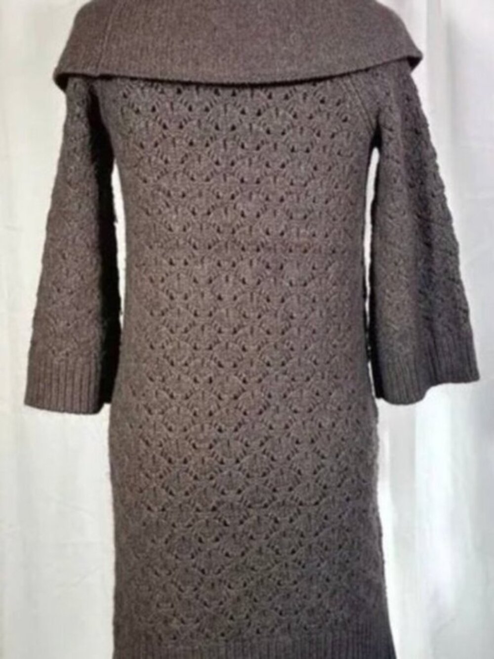Juicy Couture Charcoal Long Sweater Dress